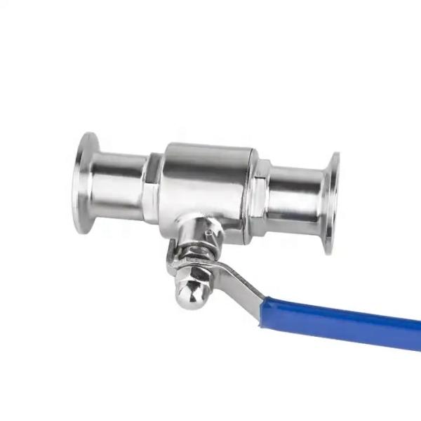 Steel Sanitary Valve Quick Card Ball Valve for DIN 3A Stainless Steel 304 316