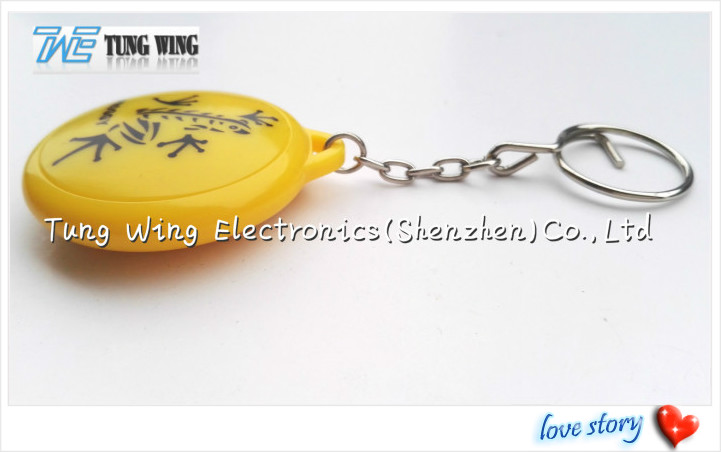 ABS, нот Keychain металла круглое форменное, милое keychain коробки нот