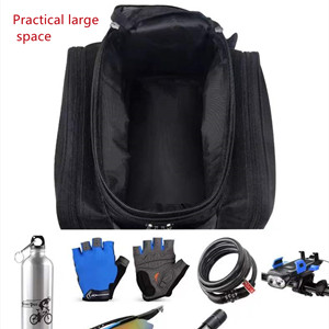 Bike Rear Rack Bag,Bicycle Trunk Bag,Panniers Bag,Cycling Luggage Bag,with rain Cover Bicycle Frame Back Saddle Bag