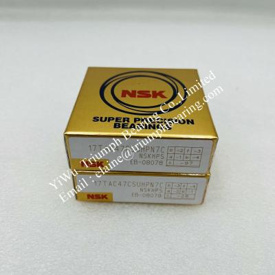 NSK ball screw bearing ,  Precision angular contact ball bearing  17TAC47CSUHPN7C
