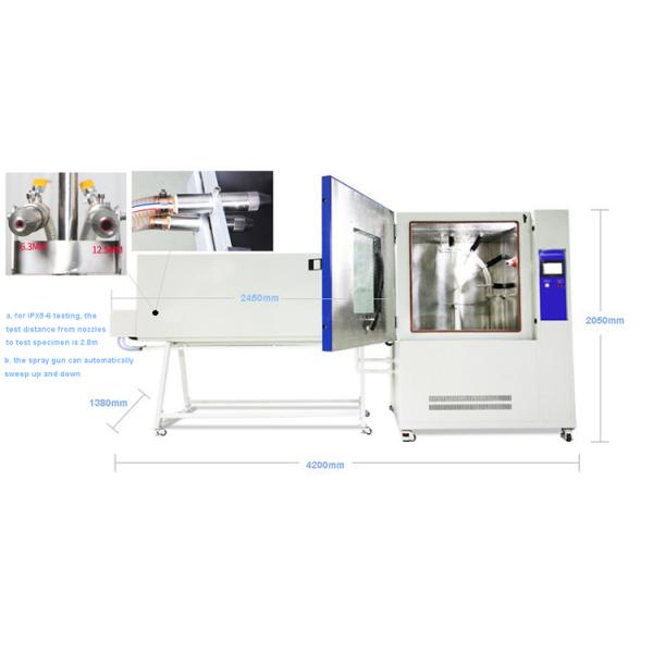 Всесторонняя водоустойчивая камера теста IEC60529 для тестов IPX9K и IPX6K