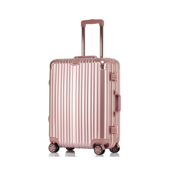 3pcs High Quality Travel Trolley 4 Wheels ABS Luggage aluminum frame Trolley Suitcases  Sets for Long-distance Travel