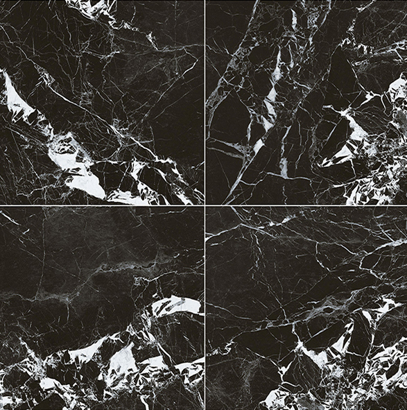 Elegantes baldosas de piedra de lujo pulida para interiores de 1000x1000mm en color verde para oficinas, 3 estilos