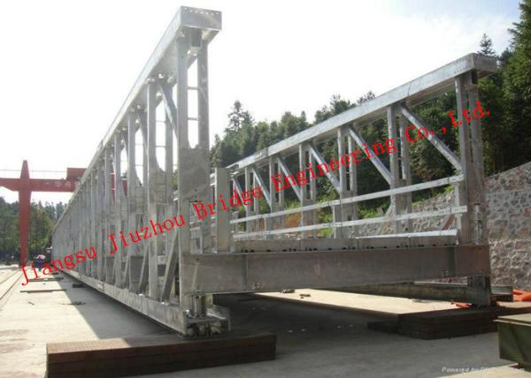Hot Dip Galvanized Steel Bailey Bridge Surface Protection High Strength 321/HD200 Type