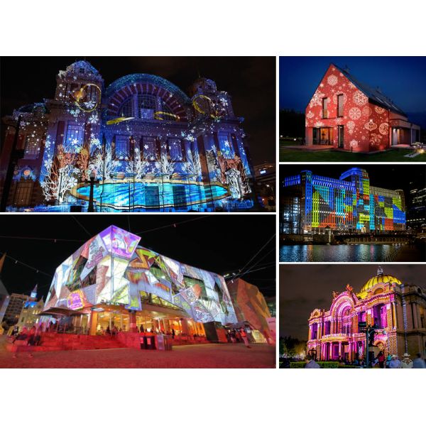 Edge Blending 20000 Lumen Large Venue Laser Projector WUXGA 360 Degree Projection