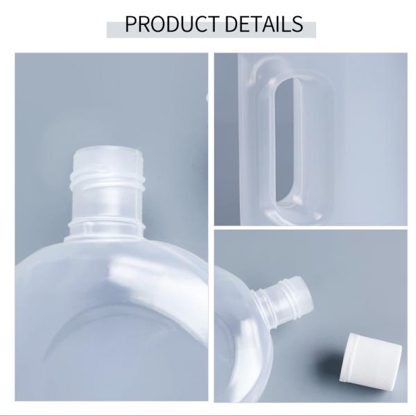 Caliber 30mm Translucent 750ml Plastic Bottle With Handle