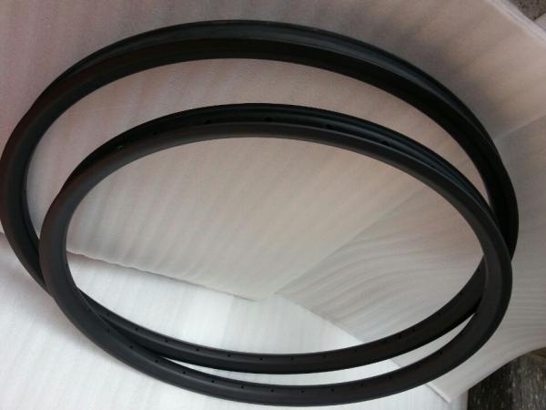 Rim 27.5inch Hookless 35MM Wide 25.5mm Depth ud matt full carbon MTB bicycle clincher RIMS for mountain bike