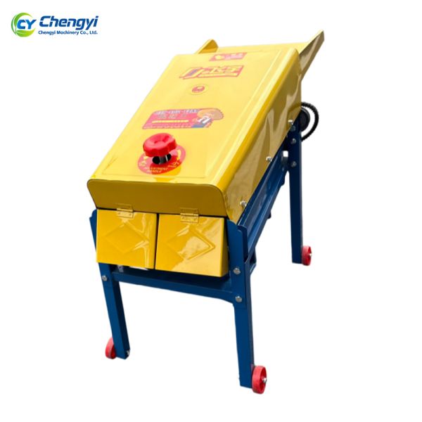 Steel Double Roller Corn Sheller Machine Reliable Corn Peeling Machinery
