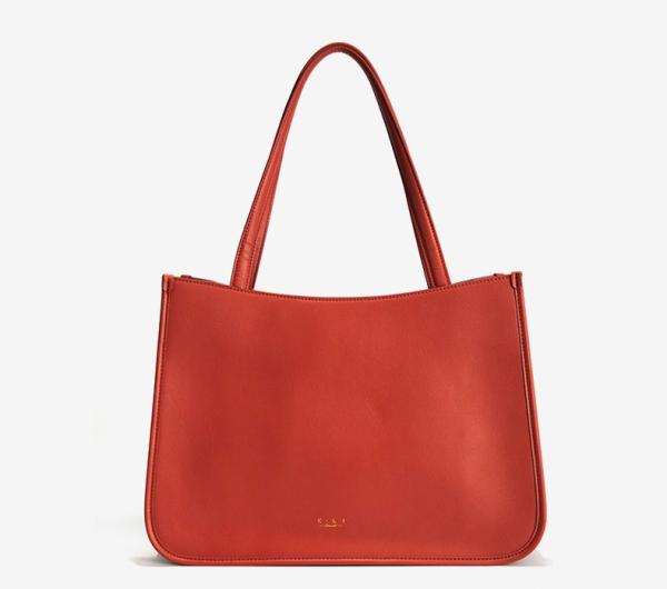 New Womens Leather Bag  Original Retro Thread OT Chain Picture Hand Bag Large Capacity Bag