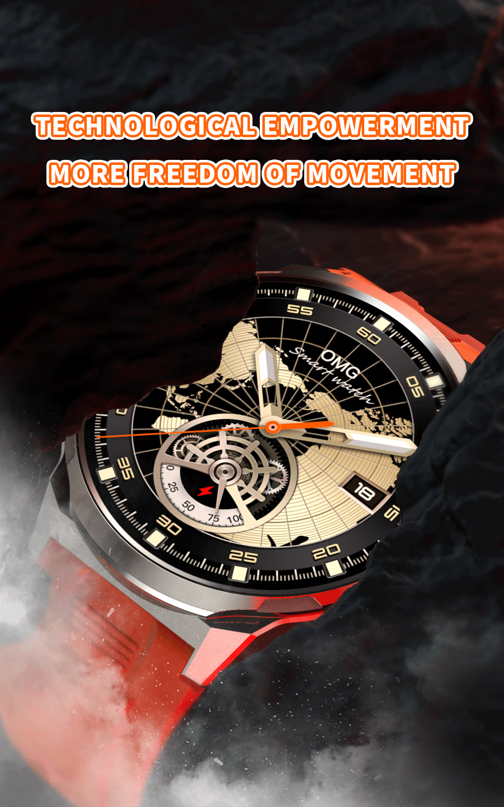 Eraysun Premium Sport SmartWatch JS50 Pro Max Men Smart Watch Electronics  Tracker Full Touch Smart Watch PK K22 Smartwatches