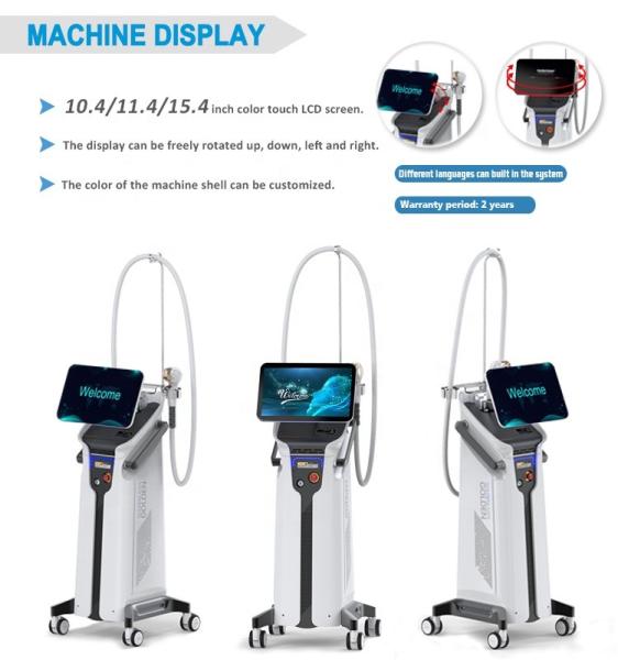 Permanent Diode Laser Hair Removal Machine 755 808 1064Nm Medical Beauty Equipment