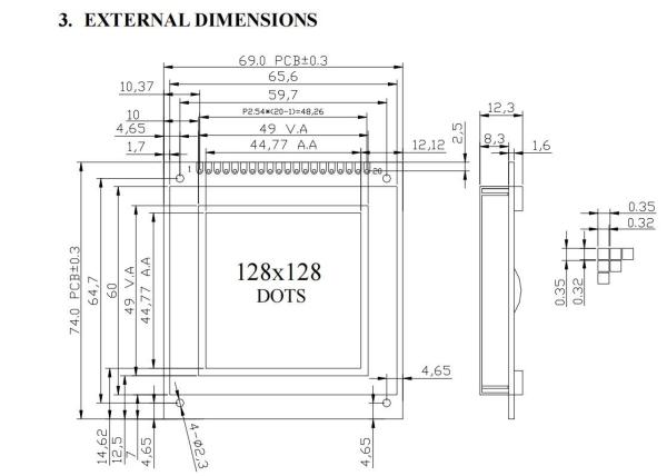 DFSTN LCD Module For Fuel Dispenser Industrial Display Super Wide Temperature Transmissive Negative Customizable