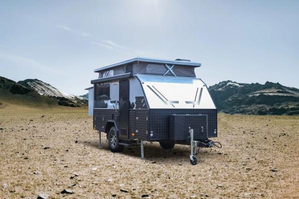 Remolques de gama alta secos del viaje del extintor del polvo de rv del remolque campo a través al aire libre del viaje