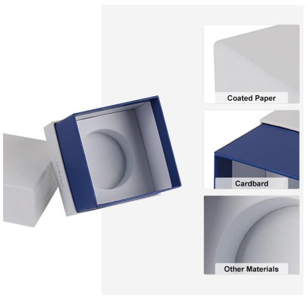 Fashionable Custom Skin Care Packaging Lid And Base Matt Lamination Versatile