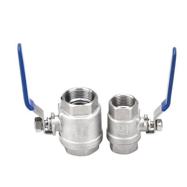 2pc 2 way Internal Thread Ball Valve made of 304 316 Stainless Steel for Industrial Applications and Hydraulic Structure