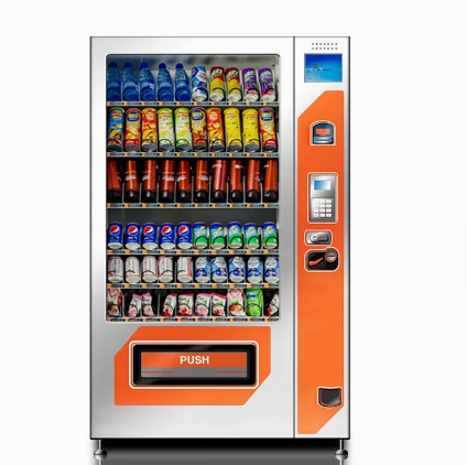 24 Hours Self Service Store Vending Machine Orange Juice With Card Reader