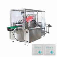 Emballage automatique médical à grande vitesse de protection de préparation de tampon de coton d'alcool faisant la machine