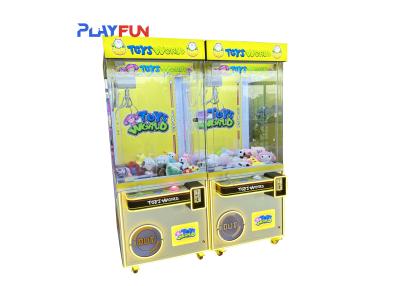 Playfun Prêmio Plush boneca máquina de garras brinquedos mundo garra máquina de jogo