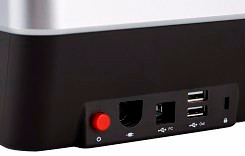 175*199*140mm Sinosecu ISO NFC Passport Reader Scanner with OCR Processing ID Verification