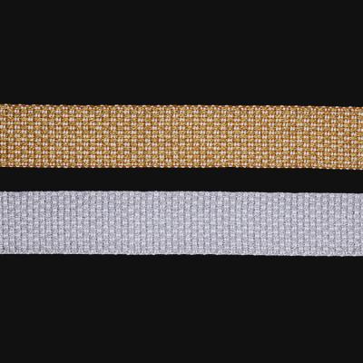 guarnição trançada metálica do Webbing KJ20043 de 3.5cm para o tapete do coxim