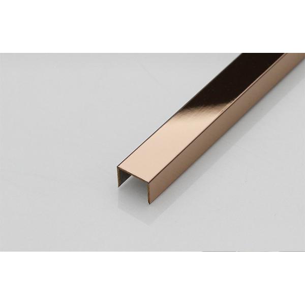 Прокладка выпушки 3m нержавеющей стали отделки 0.18-0.4mm канала нержавеющей стали u зеркала кафельная