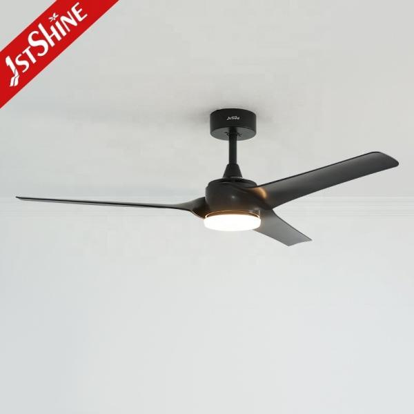 Ventilador de teto LED de alto fluxo de ar 220V Design simples com controle remoto e fonte de luz