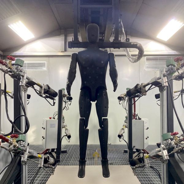 ASTM F1930 Human Body Model Evaluation Flame Retardant Clothing Fire Protection Performance Tester