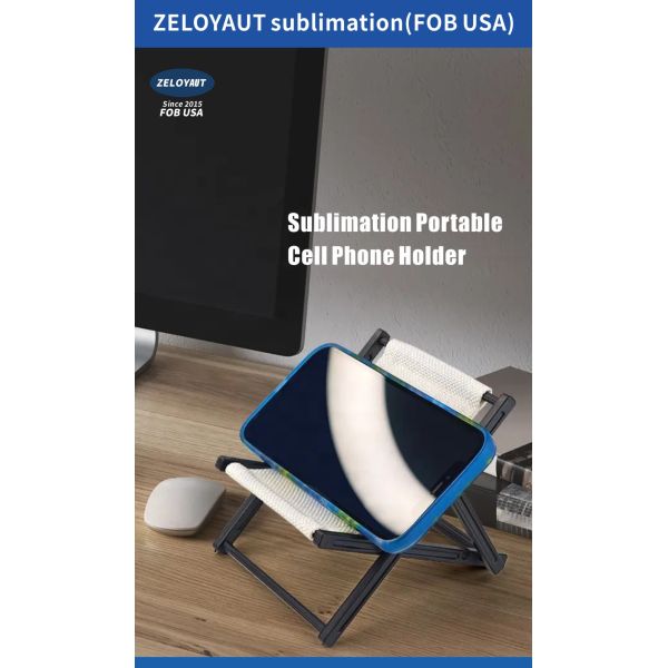 Wholesale Linen Phone Stand Chair Sublimation Blanks DIY Personalized Custom Photo Promotional Business Gifts