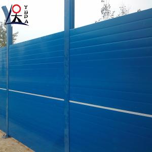 2m~4m Sound Barrier Fence Road Noise Barrier Panel Walls For Highway Road