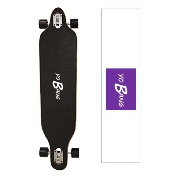 41inch Long Deck Skateboard 9layers Chinese Maple Purple Painting Truck
