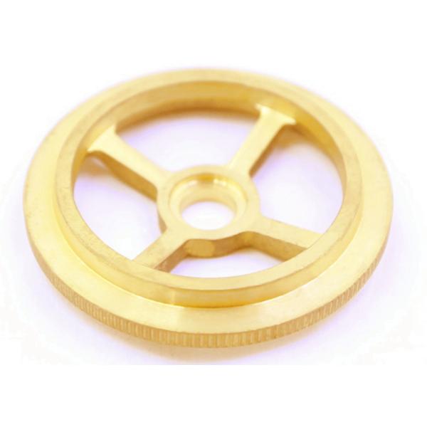 50*50 Hot Forged Parts Hand Wheel Brass / Copper Connector Customized OEM