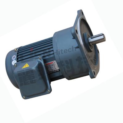 200W Horizontal Electric Motor Reducer , 3 Phase Motor With Reduction Gearbox