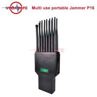 jammer handheld do sinal da frequência ultraelevada 16 da faixa Multi-funcional 4G 5G GPS RC WIFI para o mercado de América