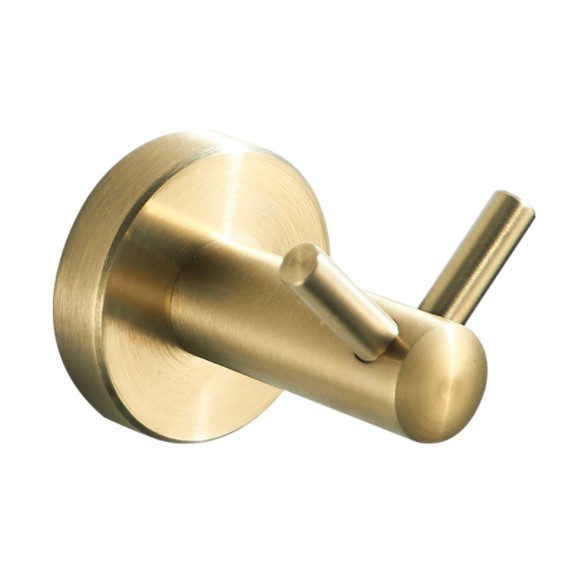 Simple Brass Bathroom Robe Hook Wall Hanging Coat Hook Rack Bathroom Sets