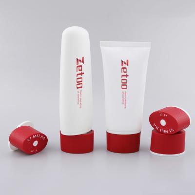 50ml / 100ml Sunscreen Tube Packaging Oval Skin Care Tube Packaging