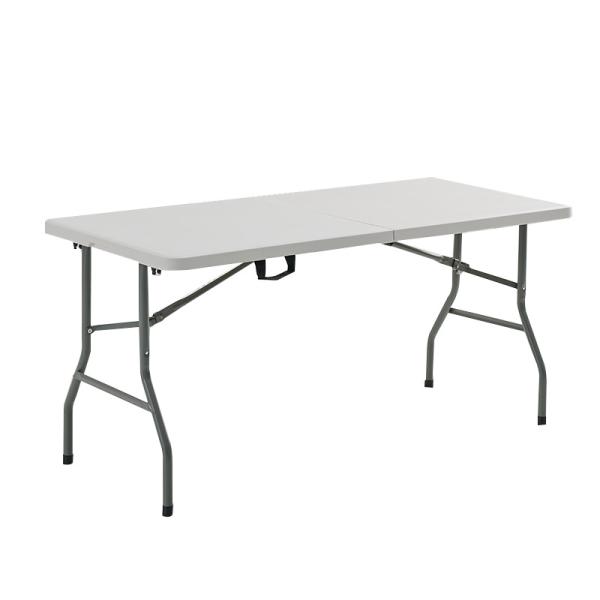 Contemporary Design 2023 Outdoor Portable Folding Plastic Camping Table with Stripes