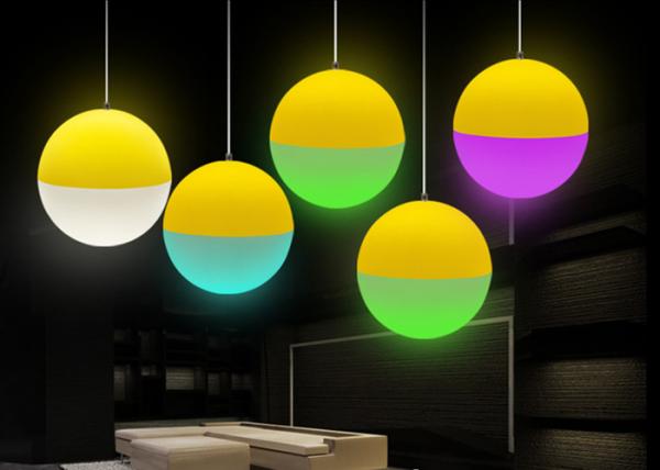 Suspension Led Color Changing Light Ball 30cm Globe Pendant Light