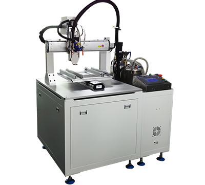 Máquina de distribuição de resina epoxi para produção de peças electrónicas