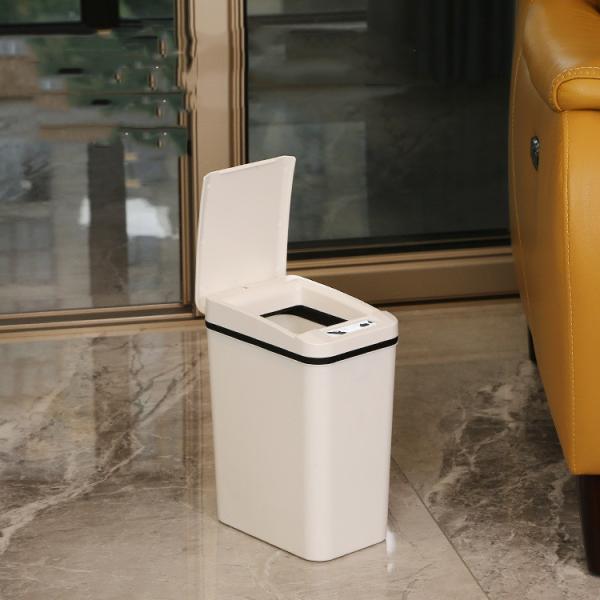 11L Smart Waste Bins Office Bathroom Automatic Trash Can Motion Sensor Kitchen Plastic Electric Smart Garbage Bin