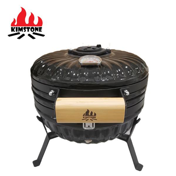 KIMSTONE 12 Inch Media Oven Tandoori Commercial Kamado Griller Charcoal for Restaurant Ahumador De Carbon Grill Egg Kamado