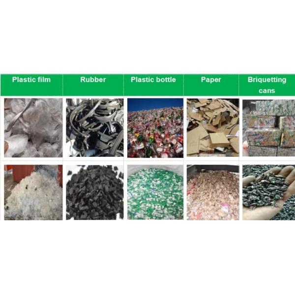 Multifunctional Scrap Shredder Machine 4000 kg for Single Shaft Plastic Recycling