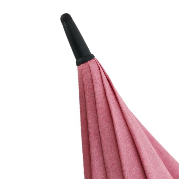 Luxury Pink Color Strong Umbrellas For Wind , Mini Golf Rain Umbrella