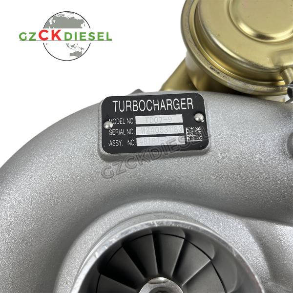 Turbo TD07S Turbocompresor ME073935 49187-00271 para el motor 6D16 6D16T camión FM657