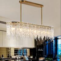 ODM d'OEM en verre de résidence en métal pendant de luxe luxueux de lumières
