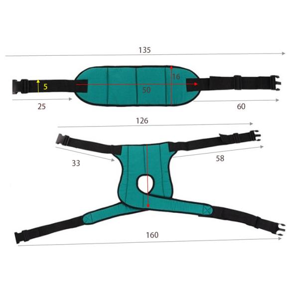 Зеленые Breathable ремни безопасности кресло-коляскы сетки создали программу-оболочку шевронный хлопок