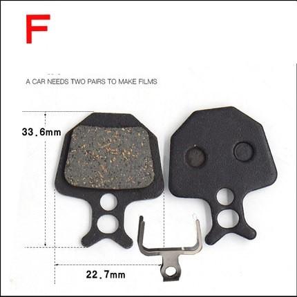 Semi-metal Disc Brake Clips for MTB Bicycle Disc Brake Pads for SHIMANO Cassette