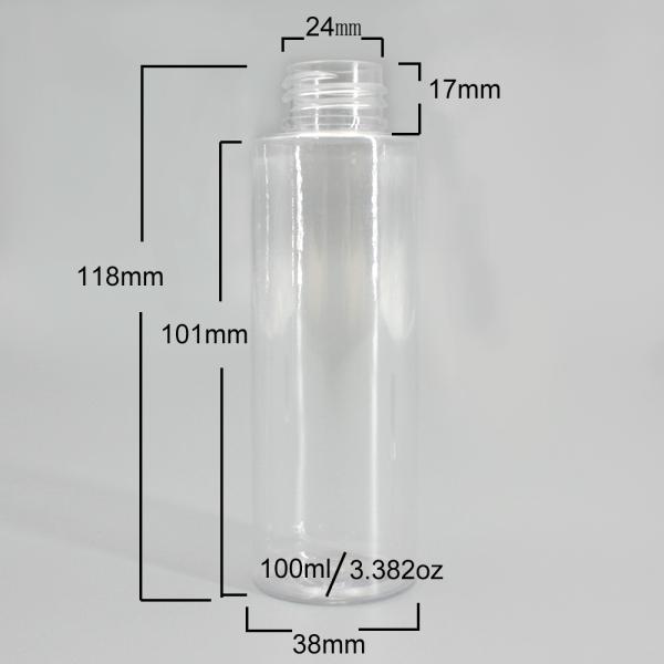 Прозрачные 24mm 100ml заморозили пластиковые бутылки ликера
