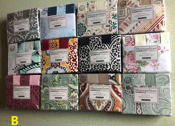 6pcs King Size Microfiber Sheet Set in European and American Style with Solid Pattern