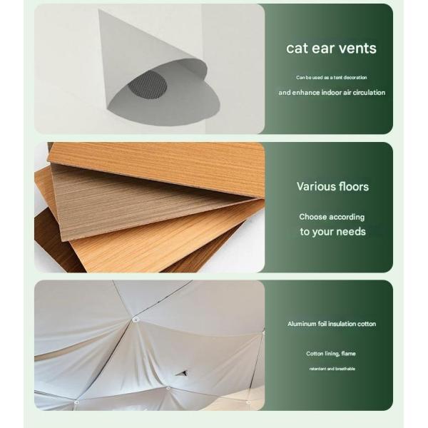 Outdoor Camping Hotel Homestay Star Room Ball Tent Bubble House Combination with PC and More