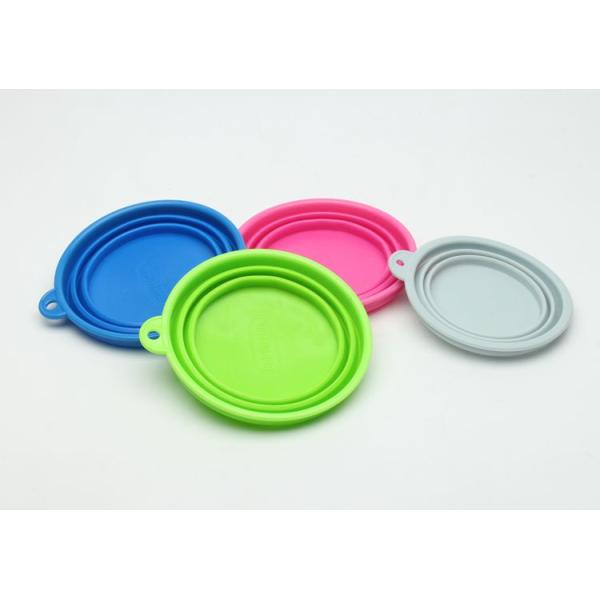 Portable Foldable Plastic Pet Bowls Silicone Travel Bowl Eco - Friendly